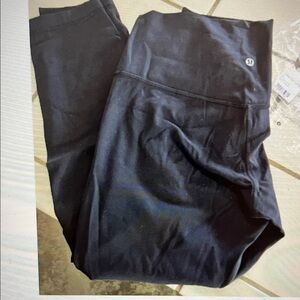 Lululemon Align HR Pant 25” Black Size 12-NEW